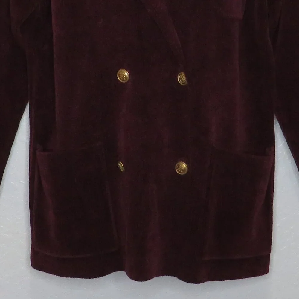 Lauren Ralph Lauren Burgundy Blazer - Picture 11 of 16